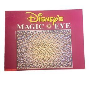 Vintage DISNEY'S MAGIC EYE 3D ILLUSIONS book